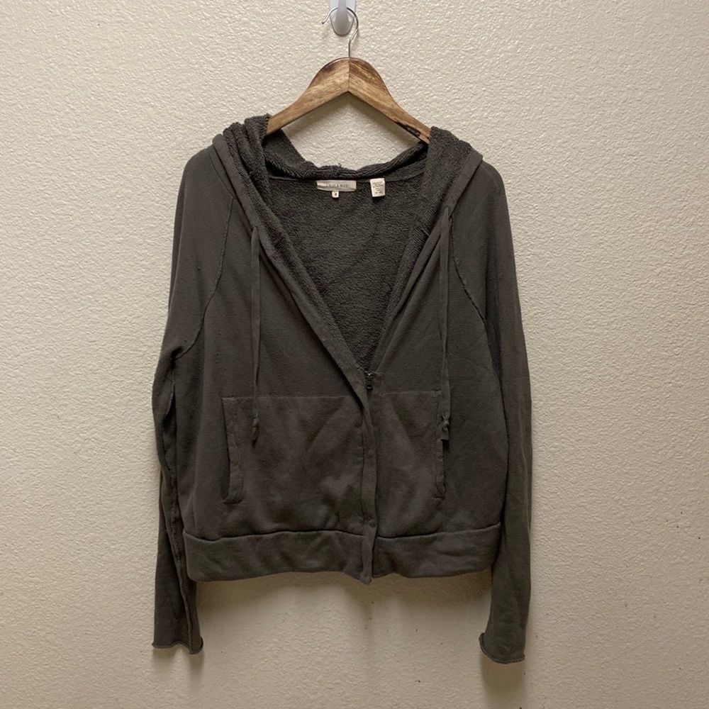 Inhabit Knit Zip Hooided Jacket Medium
